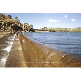 Lake Moondarra spillway, February 1975