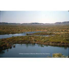 Secondary spillway, Lake Moondarra, July 1963