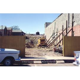 Excavation for new G. J. Coles Building, Mount Isa City, August 1962