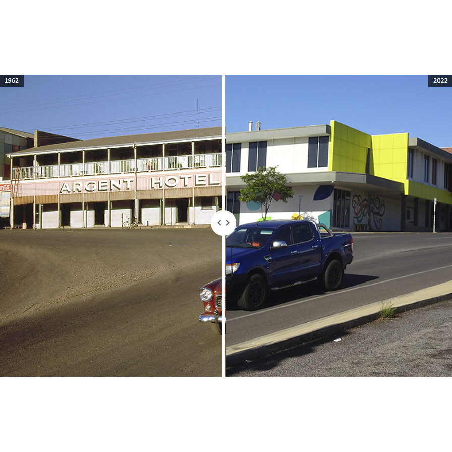 Argent Hotel now and then, Mount Isa City