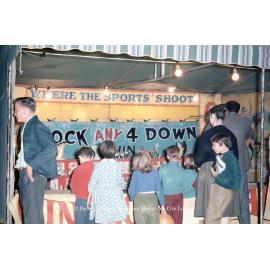 Ducks shooting gallery, Mount Isa Industrial Fair, Spear Creek, June 1962