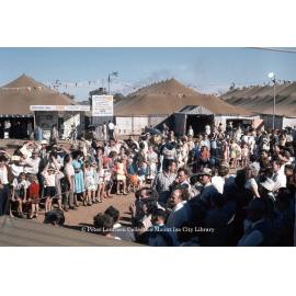 Foot race, Mount Isa Industrial Fair, Spear Creek, June 1962