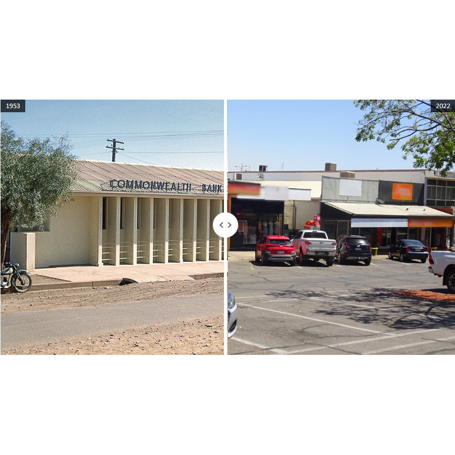 Miles Street now and then, Mount Isa City