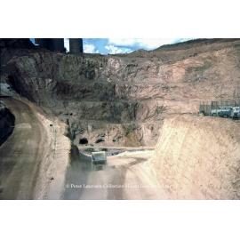 Black Rock Open Cut access road, Mount Isa Mines, May 1963
