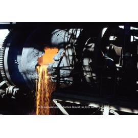Copper Smelter converter, Mount Isa Mines, July 1956