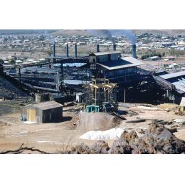 Copper Stack under construction, Mount Isa Mines, c.1959