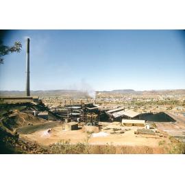 Copper Stack under construction, Mount Isa Mines, c.1959