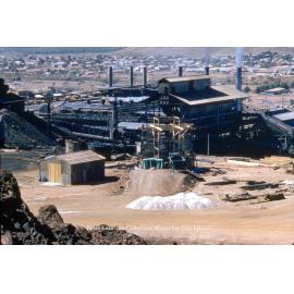 Copper Stack under construction, Mount Isa Mines, c.1959