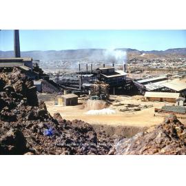 Copper Stack under construction, Mount Isa Mines, c.1959