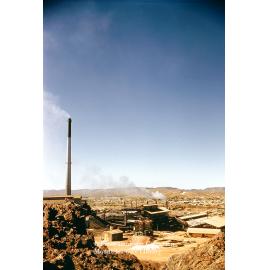 Copper Stack under construction, Mount Isa Mines, c.1959