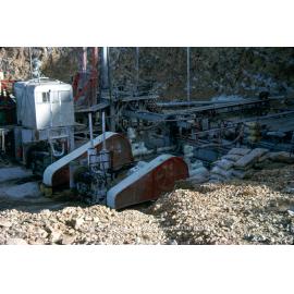 Florasol drill rig at Z31 vent shaft site, Mount Isa Mines, July 1963