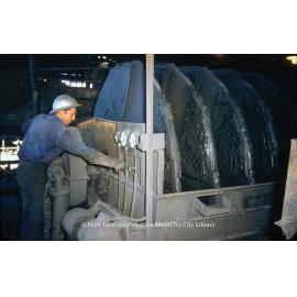 Lead Smelter filter plant, Mount Isa Mines, c.1956
