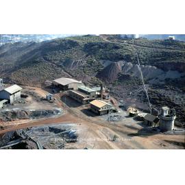 Assay Laboratory, time gate, and water treatment plant, Mount Isa Mines, September 1953